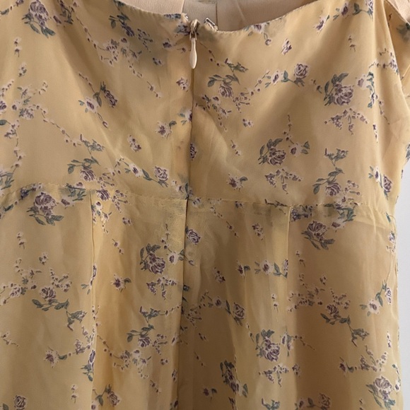 Princess Polly spring short tie, shoulder tank top size 4 dress - Picture 4 of 5